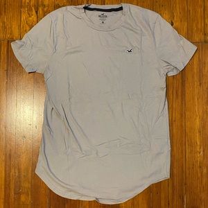 Hollister Tan Men’s Curved Hem Must Have Tee